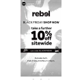 Rebel Sports - Black Friday Sale: Take a Further 10% Off Everything (code)
