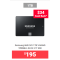 Shopping Express - Samsung 860 EVO 1TB V-NAND 550MB/s SATA 2.5&#039;&#039; SSD $195 + $34 Cashback (Was $519)