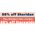Sheridan Outlet - Flash Sale: 50% Off Everything + Extra 40% for Members e.g. Ultra Light Luxury Towel Range $5.99 (Was $89.95) etc.