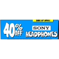 JB Hi-Fi - 40% Off Sony Headphones - 3 Days Only