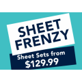 Sheridan Outlet - Sheet Frenzy: Up to 50% Off e.g. Everyday Cotton Sheet $129.99 (Was $229.99) etc.