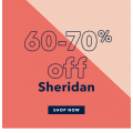 Sheridan Outlet - 60%-70% Off Bed &amp; Bath Essentials (In-Store &amp; Online)
