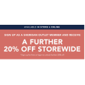 Sheridan Outlet - Further 20% Off Storewide (Members Only)! In-Store &amp; Online