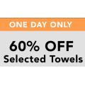 Sheridan Outlet - One Day Sale: 60% Off Selected Towels e.g. Ultra-Light Luxury Towel Range $11.5 (Was $99.99) etc.