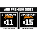 Dominos - Latest Vouchers: 2 Premium Sides from $11; 3 Premium Sides from $15 &amp; More (codes)