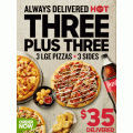 Pizza Hut - Latest Vouchers e.g. Free Garlic Bread with Any Large Pizza Purchase; 4 Large Pizzas + 4 Sides - $45.95 Delivered etc. (codes)