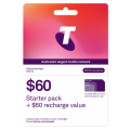 Telstra - Unlimited Talk &amp; Text $60 Pre-Paid SIM Starter Kit, Now $45! Online Only