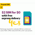 Optus - $2 SIM for FREE &amp; Free Delivery 