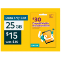 Optus - $30 25GB Data Only SIM Plan, Now $15 + Free Express Delivery