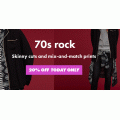 ASOS - 70s ROCK Sale: Extra 20% Off Full Priced Items - Starting from $6 (24 Hours Only)