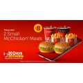 McDonalds - 2 Small McChicken Meal $8 via via mymacca’s App! Today Only