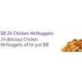 McDonalds - 24 Nuggets for $8 via mymacca’s App (Valid until Wed, 19th Dec)