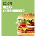 Hungry Jacks - $2 Off Vegan Cheeseburger &amp; Vegan Muffin via App