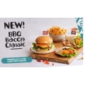 Nando’s - $12 BBQ Bacon Classic Burger, Wrap or Pita &amp; Regular Side