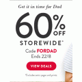 Snapfish - Father&#039;s Day Special: 60% Off Storewide (code)! 3 Days Only