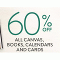 Snapfish - 60% Off Canvas, Books, Calendars &amp; Cards (code)! Today Only