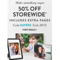 Snapfish - Super Sale: 50% Off Storewide (code)! Today Only