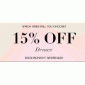 The Iconic - 15% Off Dresses (code) - Bargains from $34