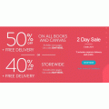 Snapfish - 2 Day Sale: 40% Off Storewide / 50% Off Photobooks + Free Delivery (codes)