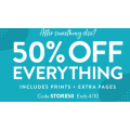 Snapfish - Flash Sale: 50% Off Everything (code)! Today Only