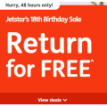 Jetstar Return from Free Birthday Sale (Singapore/Bangkok/Ho Chi Minh City Return for $339, Auckland $252, Bali $309 and