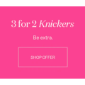 Buy 2 Knickers get 3rd Free @ brasnthings.com (Price starts from $8)