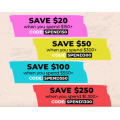 Zanui Spend &amp; Save - Up to $250 off Coupons