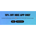 10% off Nike Storewide (code) - App Only