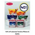 40% off selected Tontine Pillows &amp; Quilts @ Big W
