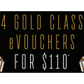 Event Cinema Cyber Weekend Offer - 4 Gold Class Vouchers for $110 (usually $44 per voucher)