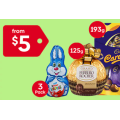 Catch Easter Confectionery Sale - Chocolate &amp; Eeaster Egg Pack from $5