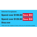 Costco Spend &amp; Save - $50 off $199+, $30 off $129+ Spend on Sunglasses