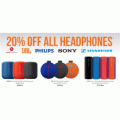 Bing Lee - 20% Off Headphones [beats by dr.dre; JBL; Philips; Sony; Sennheiser]