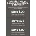 Target - Spend &amp; Save Offers: $20 Off $100 | $35 Off $150 | $50 Off $200 Spend (code)! 4 Days Only