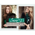 Save $25 When you Spend $75 @ Jacquie! Online Only!