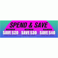 City Beach - Spend &amp; Save Offers: $20 Off $100; $30 Off $150; $40 Off $200 Spend (codes)! 4 Days Only