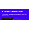 Spotify - Free 3 Months of Premium Membership ($11.99/month after)