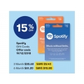 Big W - 15% Off $30; $50 &amp; $100 iTunes Gift Cards / 15% Off 3 Months &amp; 6 Months Spotify Gift Cards - Starts Thurs, 13th Dec
