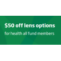 Specsavers - $50 Off Lens Options for Health all Fund Members! In-Store Only