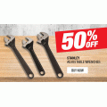 Supercheap Auto - New Year Online Deals: Up to 50% Off e.g. Stanley 10&#039;&#039; Adjustable Wrench $14.87 (Was $30.44)