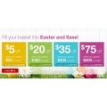 Staples Easter Spend &amp; Save Deals - $5 Off, $20 Off, $35 Off &amp; $75 Off (codes)