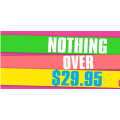 Nothing over $29.95 @ Crossroads!