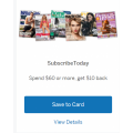 AMEX Offers: SubscribeToday - Spend $60 or more, get $10 back | Langham Melba &amp; Kitchens on Kent - Spend $250 or more, get $50 back