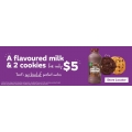 Subway - Flavoured Milk &amp; 2 Cookies for $5