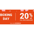 Sunglass Hut - Boxing Day Sale 2019: 20% Off Full Priced Sunglasses (code)