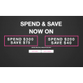 Superdry - Spend &amp; Save Offers: $40 Off $200 &amp; $75 Off $300 Spend
