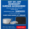 The Good Guys - 10% Off Microsoft Surface Accessories with a Microsoft Surface Device (code)