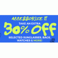 SurfStitch - Take a Further 30% Off Selected Sunglasses, Bags, Watches &amp; More (code)