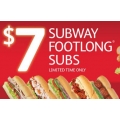 Subway - $7 footlong subs plus a FREE Coke Zero!