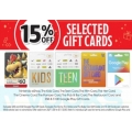 Coles - 15% Off $15; $30 &amp; $60 Nintendo Switch eShop Cards - Starts Wed 25th Nov